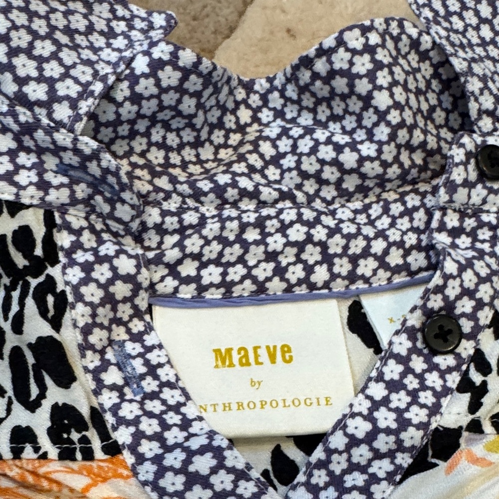 Maeve Multicolor Patterned Blouse - Picture 2 of 2